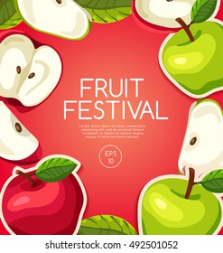 Fruit Festival : Fruit Elements : Vector Illustration