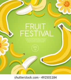 Fruit Festival : Fruit Elements : Vector Illustration