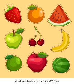 Fruit Festival : Fruit Elements : Vector Illustration