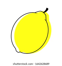 fruit flat design color bleed