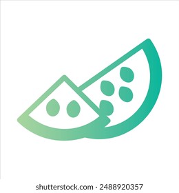 fruit in flat design style