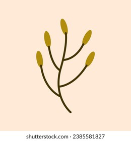 Fruit Flat Design Vector Art Illustration on Isolated Object. Autumn Vector Illustration. Autumn Vector Theme Illustration. Autumn Theme Vector Illustration.