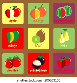 fruit flat icon