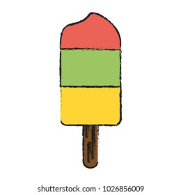 fruit flavors ice popsicle