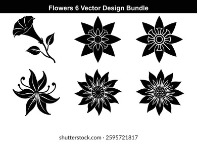 Fruit Flower Vector Icons A Creative and Minimalist Design.