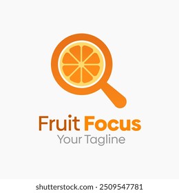 Fruit Focus Logo Design Template. Good for Business, Agency, Community and Organization