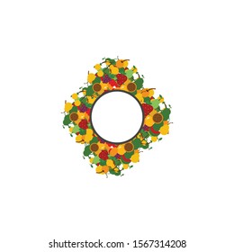 fruit, food concept, vector illustration.