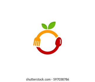 Fruit Food Logo Design Element