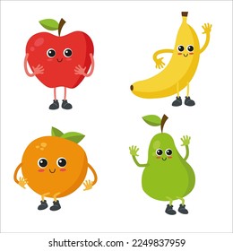 Fruit Fun Children Character Illustration