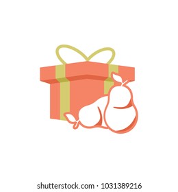 Fruit Gift Logo Icon Design