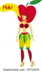 The fruit girl