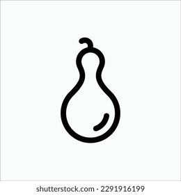  fruit, gourd icon, isolated icon in light background, perfect for website, blog, logo, graphic design, social media, UI, mobile app