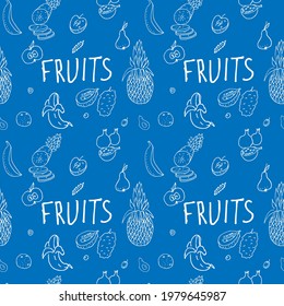 Frutas para imágenes gráficas, patrón para embalajes, imágenes para niños, decoración para textiles