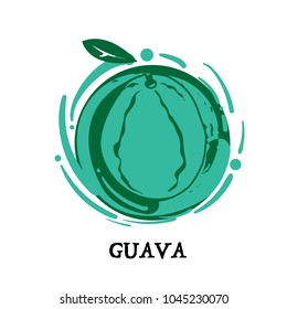 fruit guava graphic element design key visual icon symbol 