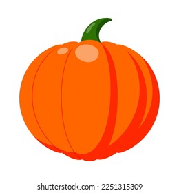 Fruit healthy icon autumn pumpkin