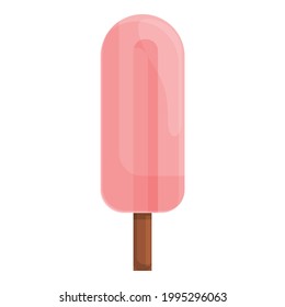 Fruit ice cream icon. Cartoon of Fruit ice cream vector icon for web design isolated on white background