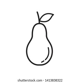 Fruit icon ,avocado icon vector illustration