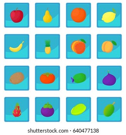 Fruit icon blue app for any design vector illustration