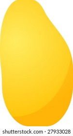  fruit icon, chubby squarish style illustration