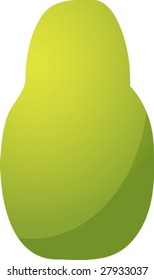  Obstsymbol, Illustration im Stil eines Steinbruchs