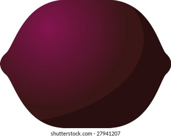  fruit icon, chubby squarish style illustration