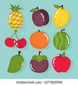 Fruit icon collection