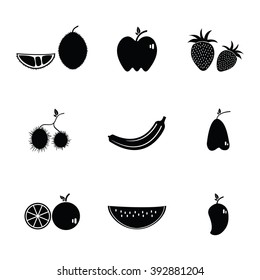 Fruit icon collection 