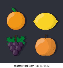 Fruit icon design 