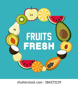 Fruit icon design 