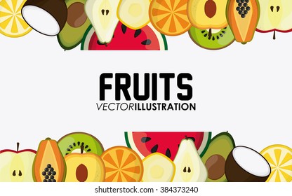 Fruit icon design 