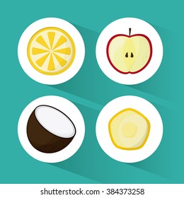 Fruit icon design 
