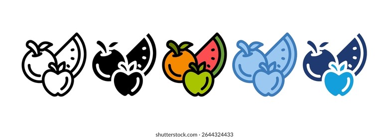 Frucht-Symbol-Element für Design
