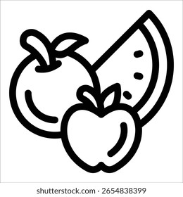 Elemento De Ícone De Fruta Para Design