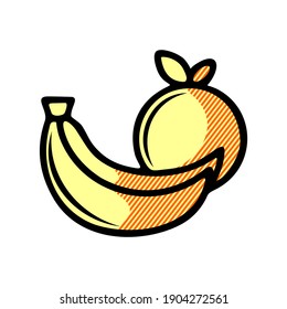 fruit icon isolated on white background from health collection. fruit icon trendy and modern fruit symbol for logo