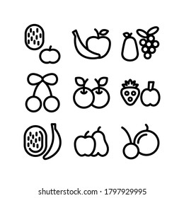 fruit icon or logo isolated sign symbol vector illustration - Collection of high quality black style vector icons
