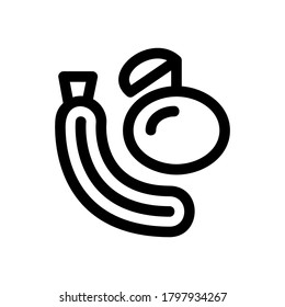fruit icon or logo isolated sign symbol vector illustration - high quality black style vector icons
