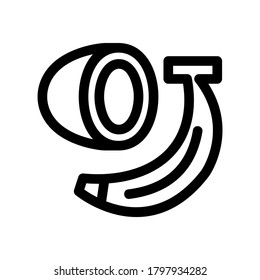 fruit icon or logo isolated sign symbol vector illustration - high quality black style vector icons
