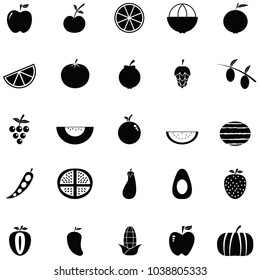 fruit icon set