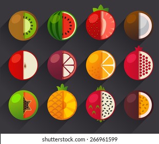 Fruit Icon Set I