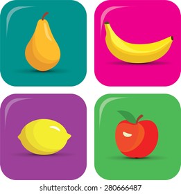 Fruit Icon Set