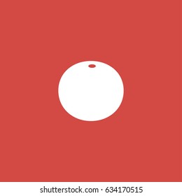 fruit icon. sign design. red background