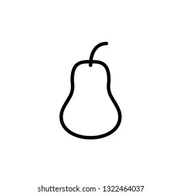 fruit icon template trendy