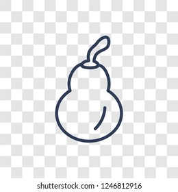 Fruit icon. Trendy linear Fruit logo concept on transparent background from Fruits and vegetables collection