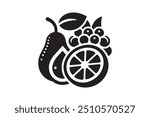 Fruit Icon Vector Art And Illustration