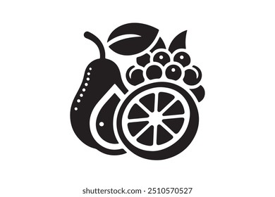 Icono De Frutas Arte vectorial E Ilustración