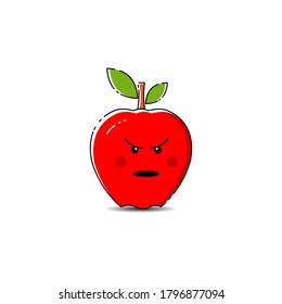Fruit icon vector design for apples, fruits