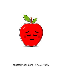 Fruit icon vector design for apples, fruits