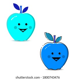 Fruit icon vector design for apples, fruits