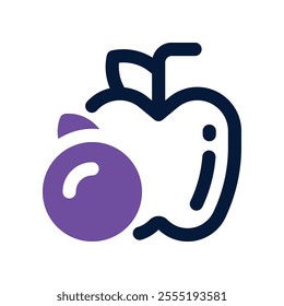 fruit icon. vector dual tone icon for your website, mobile, presentation, and logo design.