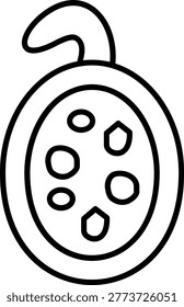 Fruit Icon Vector Element line icon design vector icons